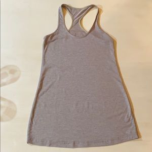 Lululemon grey razor back tank top